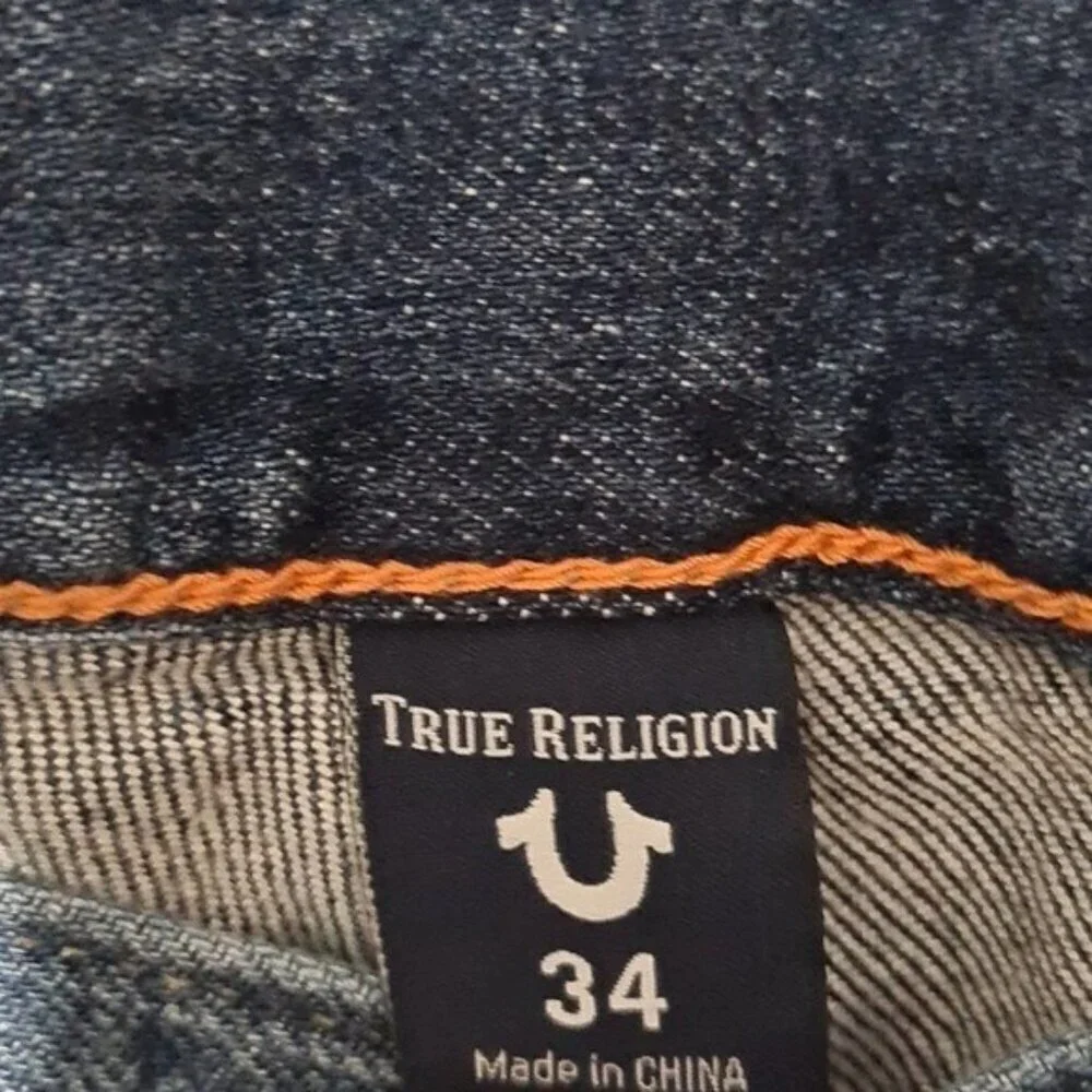 True‎ Religion Rocco Skinny Distressed Jeans Size 34 New